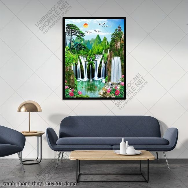 tranh phong thuy 150x200